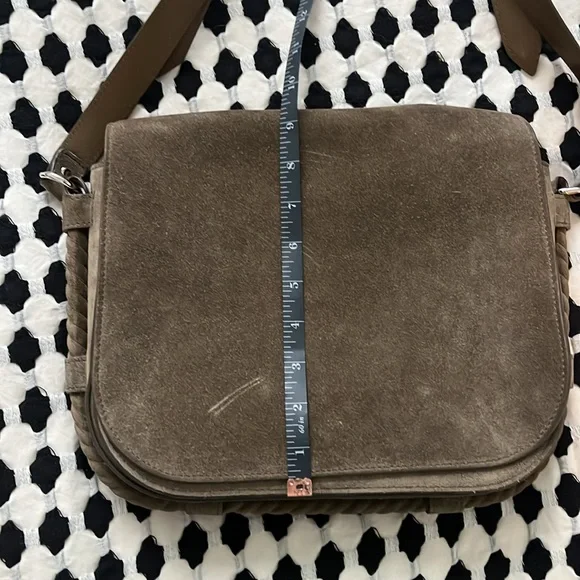 Jenni Kayne Large Suede Saddlebag - Picture 13 of 16